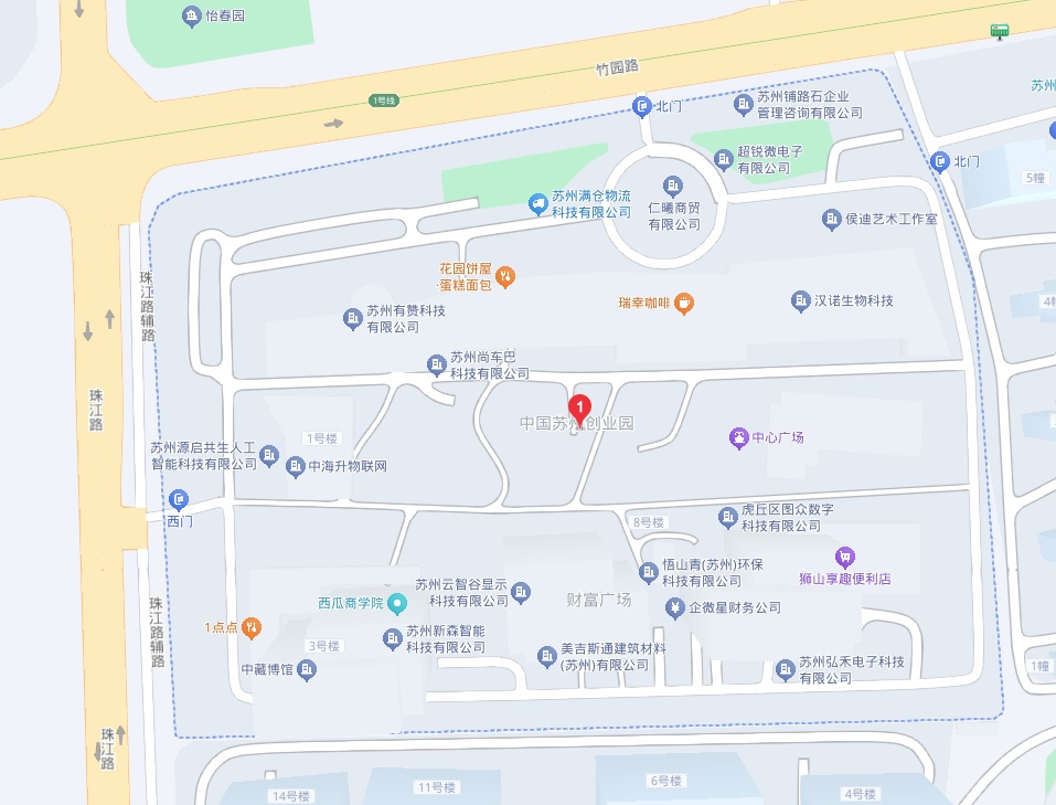 苏州办公地址地图